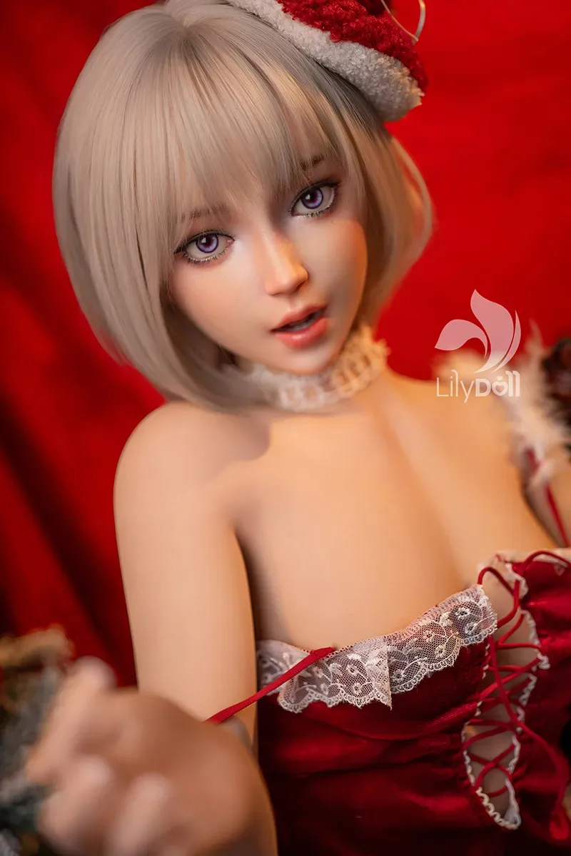 LilyDoll | 159cm (5ft3) B-Cup Silicone Head Christmas Sex Doll, Freya-G view 3