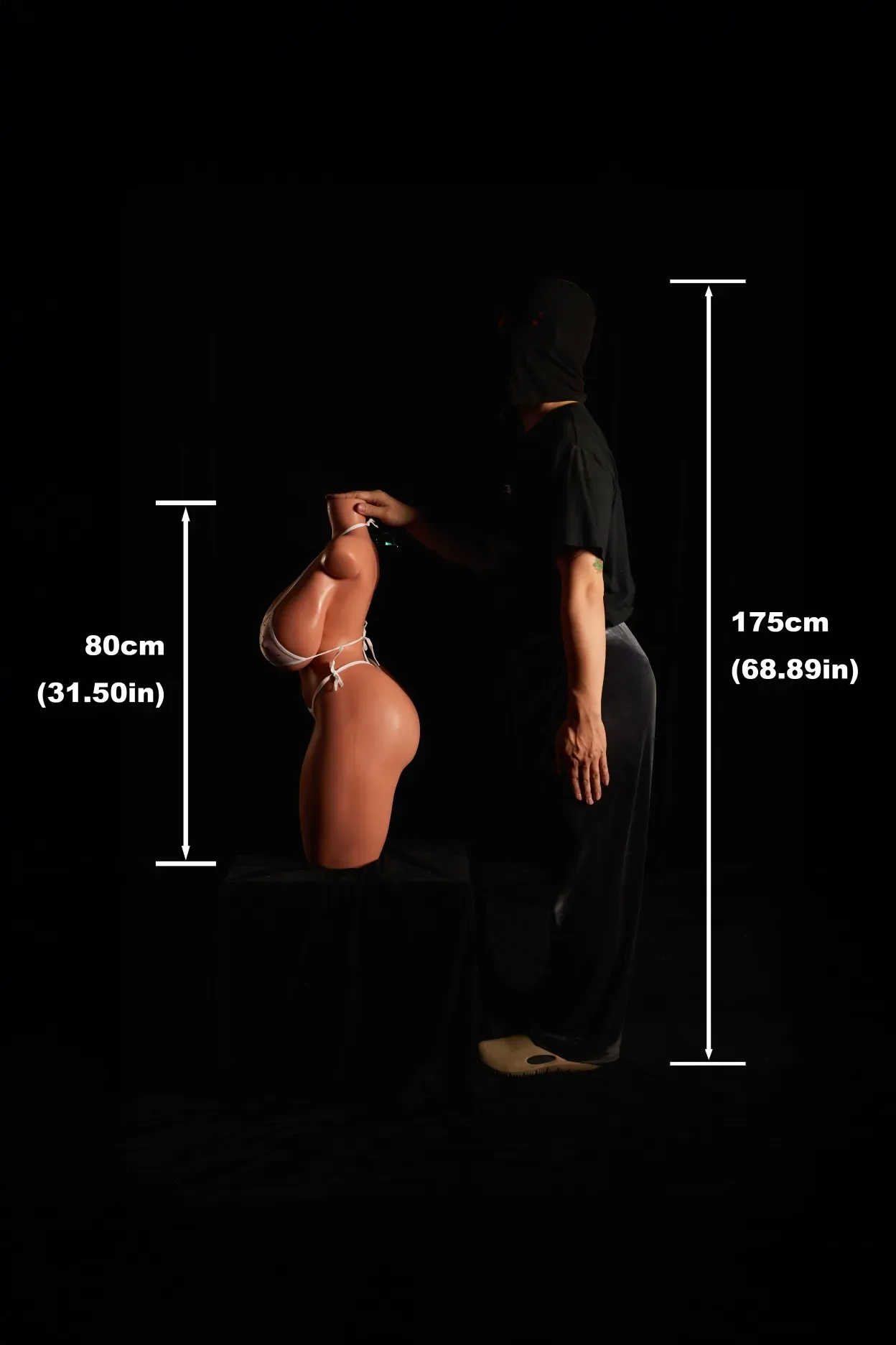 Climax Doll | 2ft 7/80cm K-Cup Ultra-Lightweight Silicone Sex Torso 884#, CLM ULW Series view 4