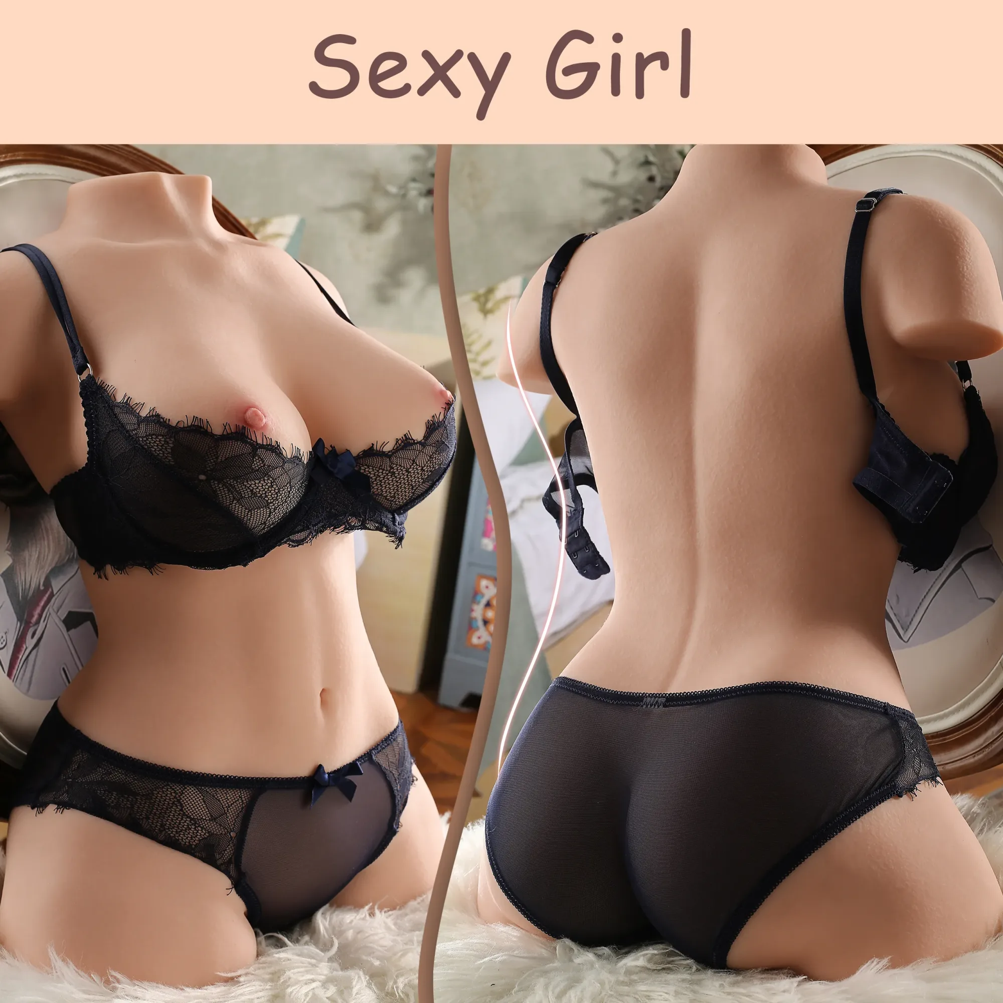 April - 52.9lb Sex Doll Torso (In Stock US) view 3