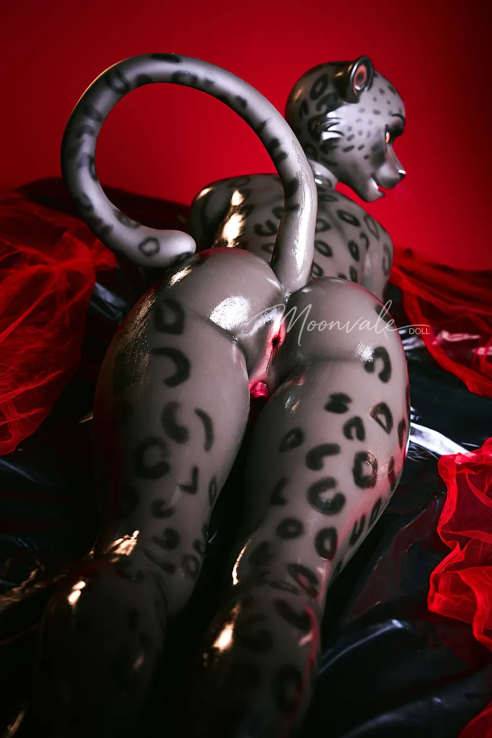 SY Doll & MoonVale Doll | Velara -5ft 5/165cm Anthro Black Leopard Furry Silicone Sex Doll view 5
