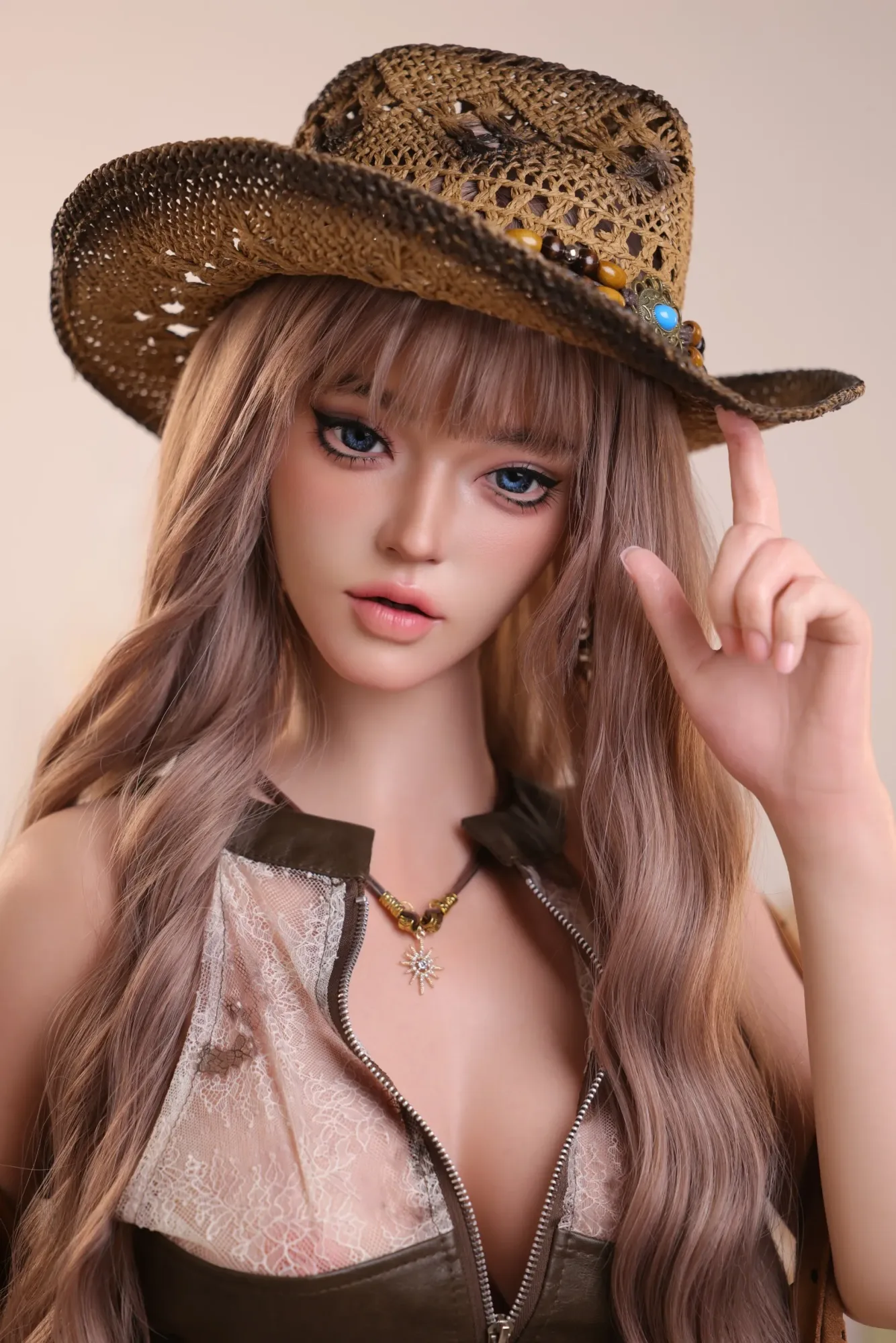 MZRAI Doll | Daisy -5ft 3/163cm Full Silicone Cowgirl Sex Doll, Head 0635 view 2