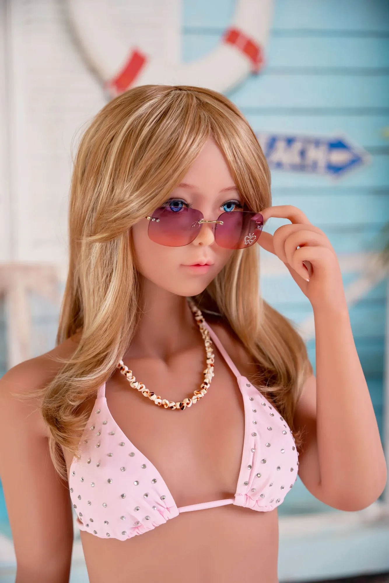 Piper Doll丨 Akira-150cm/4ft11 Small Breast S-TPE Blonde Sex Doll view 4