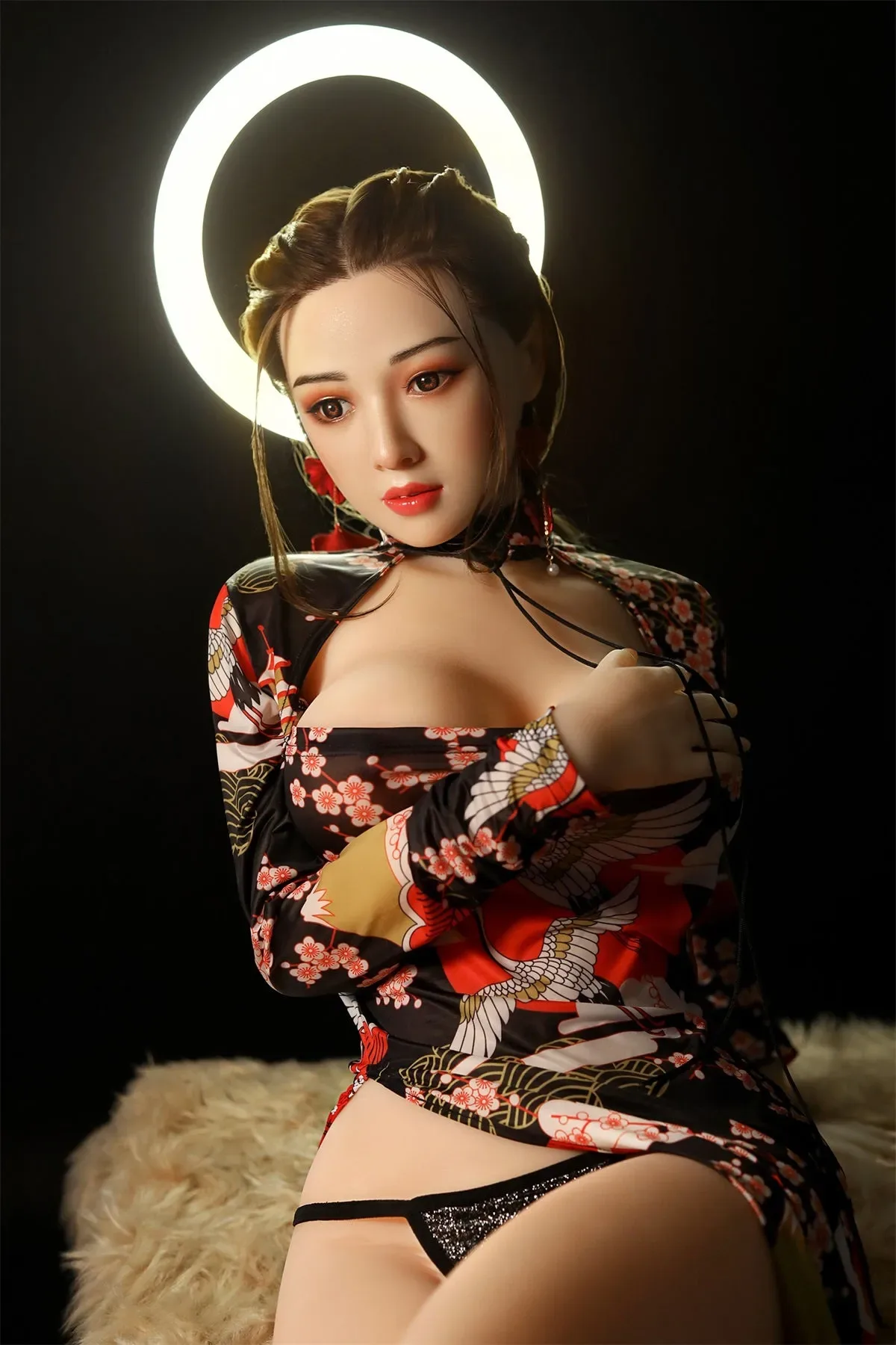 SY Doll丨XiaoYu -158cm (5ft2) Small Breast Life-Like Asian Sex Doll With Blonde Hair view 3