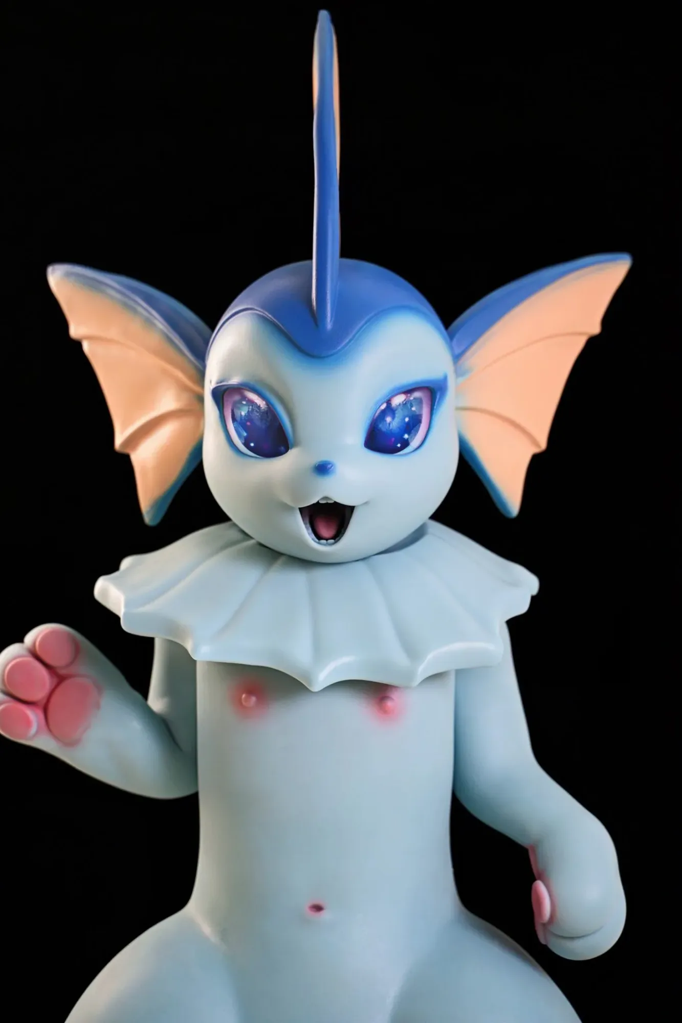 Dolls Castle | All-In-One Seamless Neck Real Silicone Vaporeon Doll From Pokemon view 4