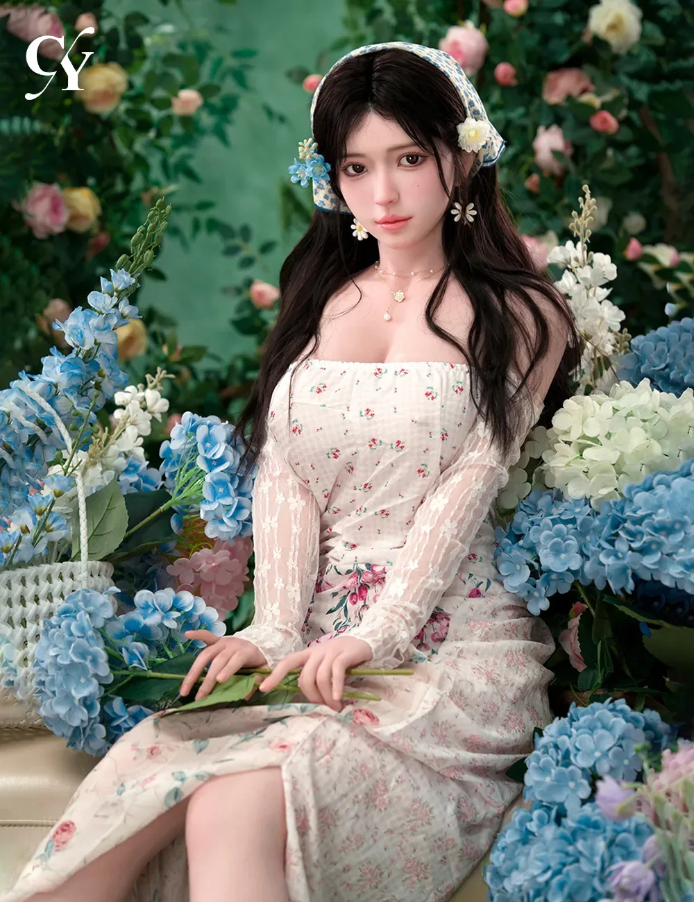 TOP-CY Doll | Una -5ft 6/167cm D-Cup Spring Silicone Head Sex Doll