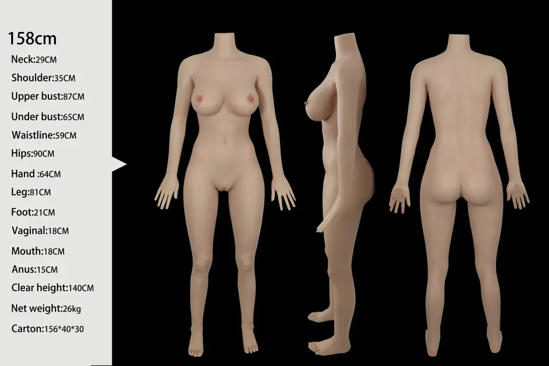 Customize female head according to photo + Choose silicone body doll view 4