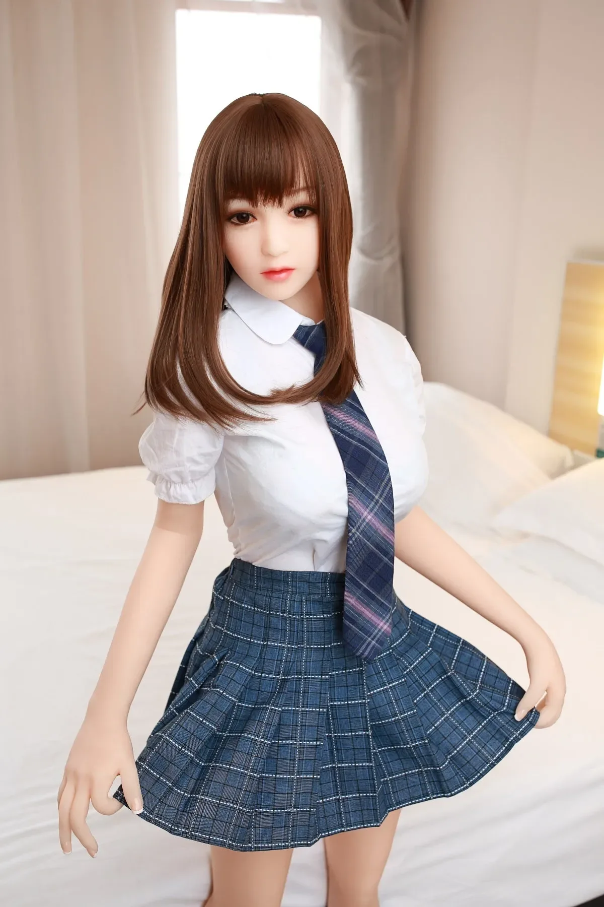 Cara - 5ft2 (158cm)  Ultra Realistic Style Cute Sex Doll With Long Straight Hair view 3
