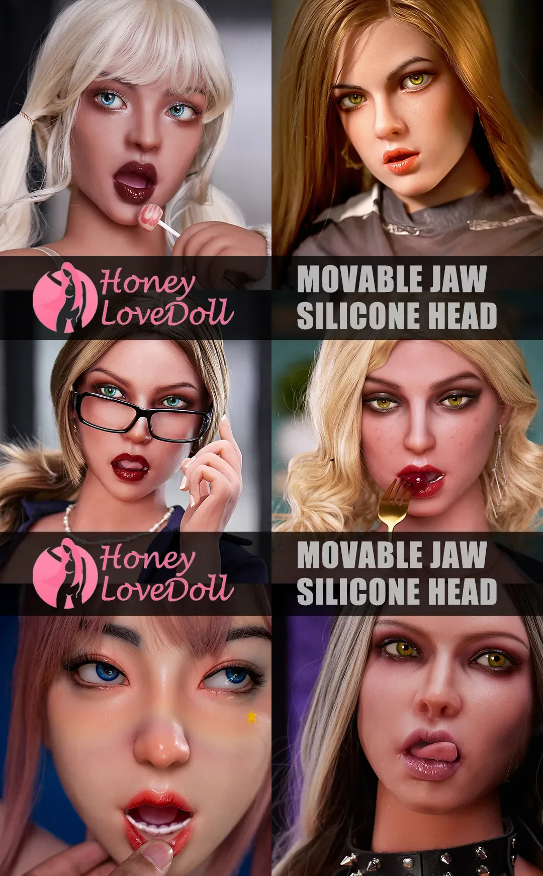 Premium Functional Silicone Single Head (Oral Suction/Heating/Licking Available) (In Stock US)