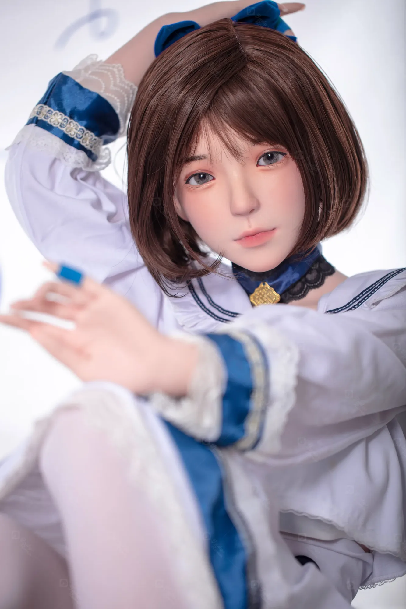 JR | Emi - 4Ft 10(148cm) Listen Conch Girl Silicone Sex Doll view 4