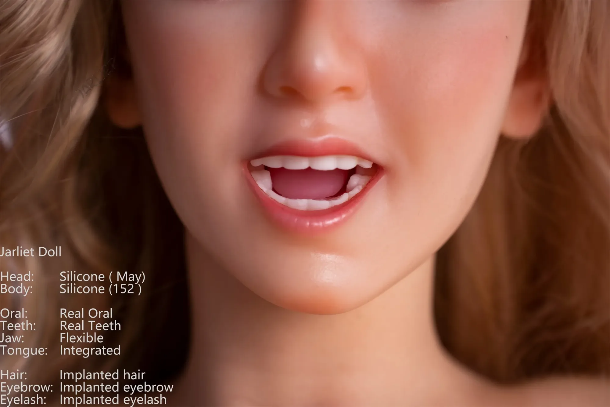 Jarliet | May -5ft /152cm F-Cup ROS Silicone Head+TPE Body Sex Doll (In Stock EU) view 6