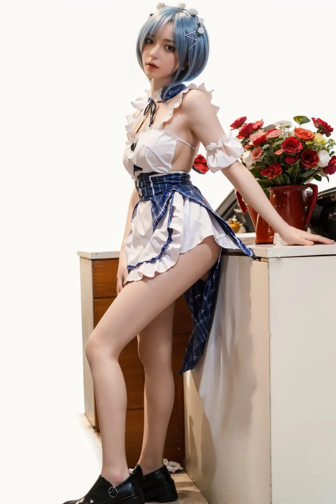 Orange In丨Sumi-5ft 2/158cm Movable Jaw Silicone Sex Doll view 2