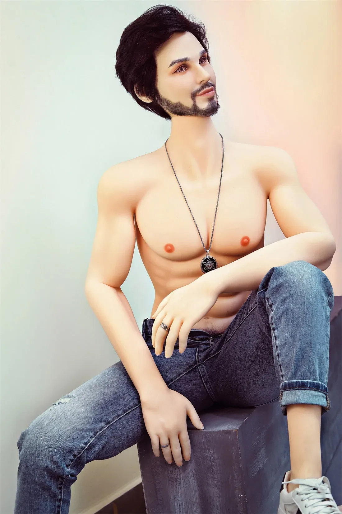 SY Doll丨Micheal -5ft 4 (162cm) Enthusiastic Bearded Style Male Sex Doll view 7