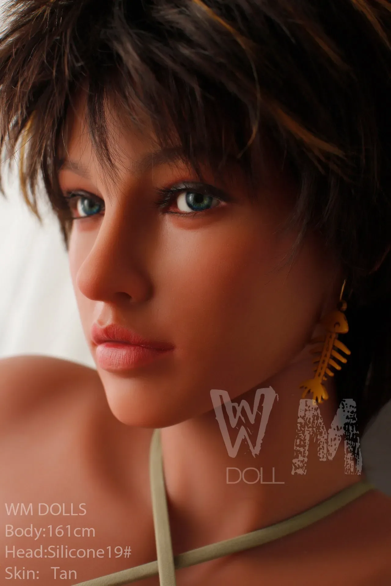 WM | Pixie 5ft3/161cm G Cup Short Hair TPE Sex Doll view 4