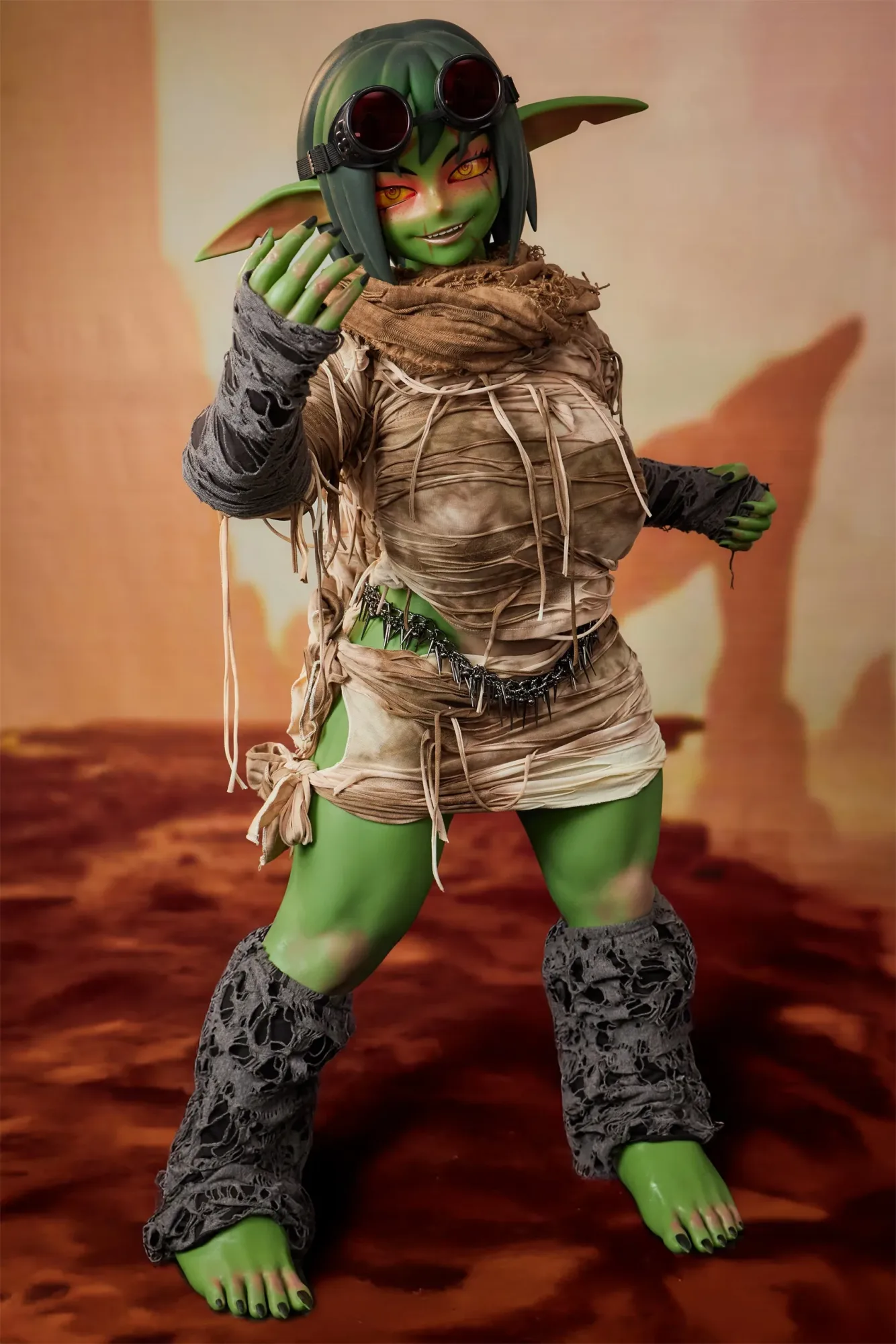 Climax Doll | Barza -Ultra-Lightweight Green Fantasy Silicone Sex Doll, CLM ULW Series view 4