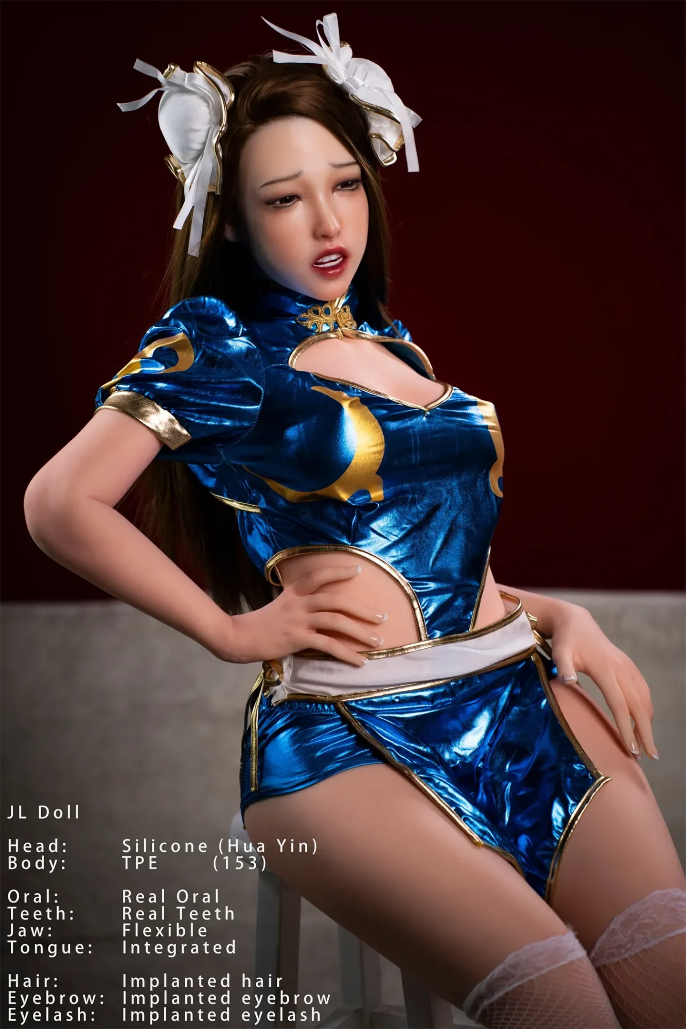 Jarliet | Huayin -5ft /153cm ROS Silicone Head+TPE Body Sex Doll view 4