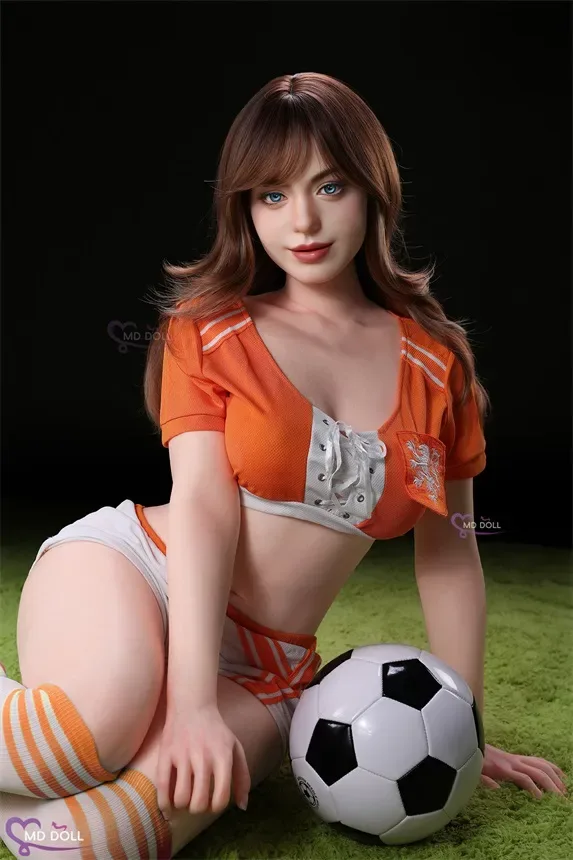 MD Doll | Monica -5ft 5/166cm F-Cup World Cup Fever Silicone Sex Doll, ROS Head M69