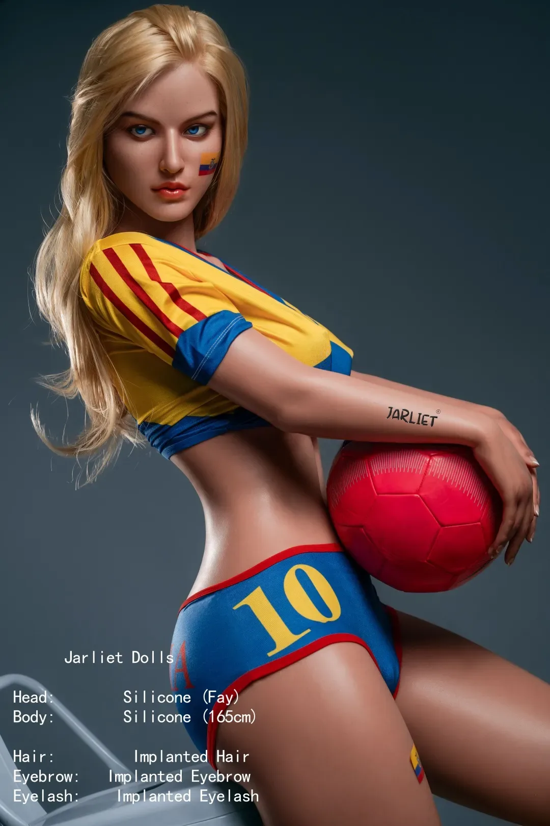 Jarliet丨Fay -5ft 4/165cm Football Babes Full Silicone Sex Doll view 4