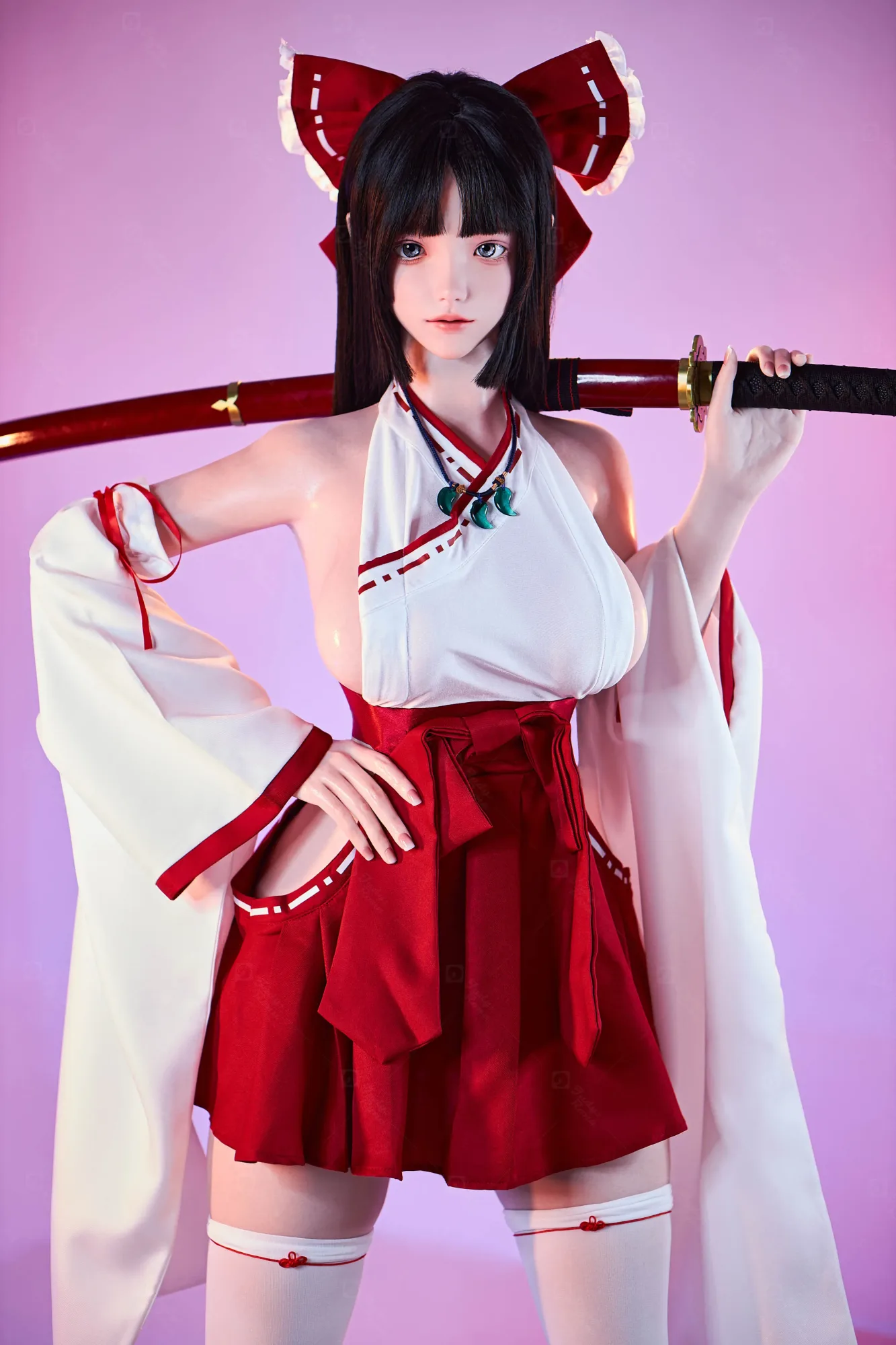 JR | Kikyo - 5Ft 2(158cm) Japanese Miko Silicone Sex Doll view 8