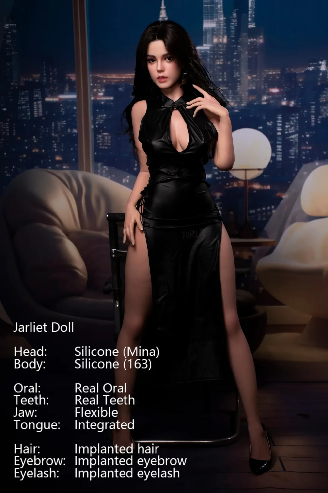 Jarliet | Mina -5ft 3/163cm Fair ROS Head Full Silicone Asian Sex Doll view 7