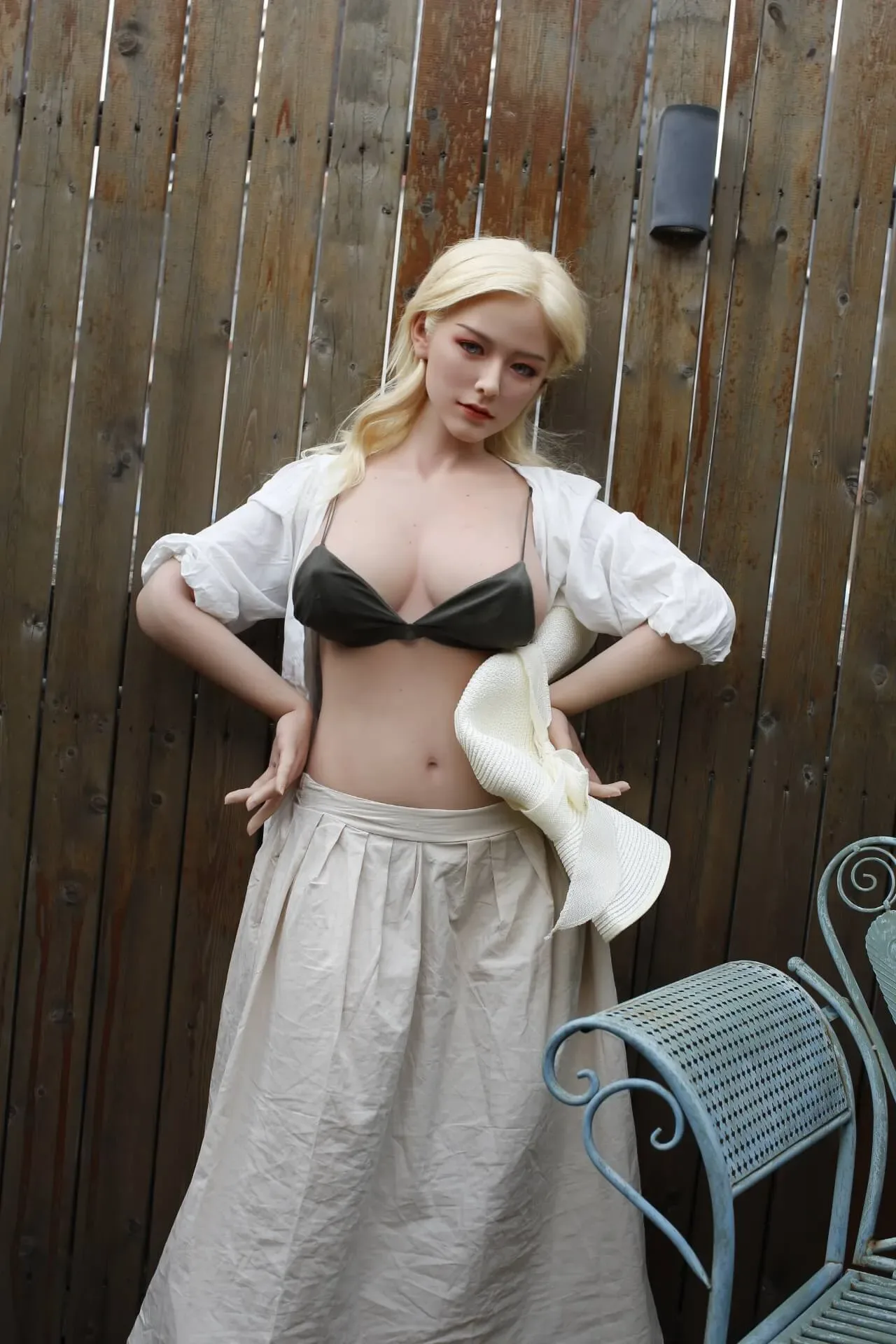 Starpery | Kelly -5ft 1/156cm E-Cup Chubby Silicone Sex Doll (W.R.4.2 Version) (In Stock US) view 7