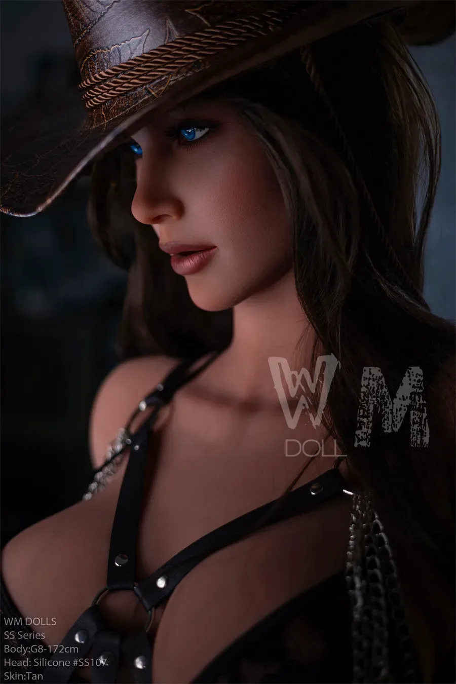 WM | Wanda(#SS107) -172cm (5ft8) E-Cup ROS Silicone Head S-TPE Body Sex Doll view 4