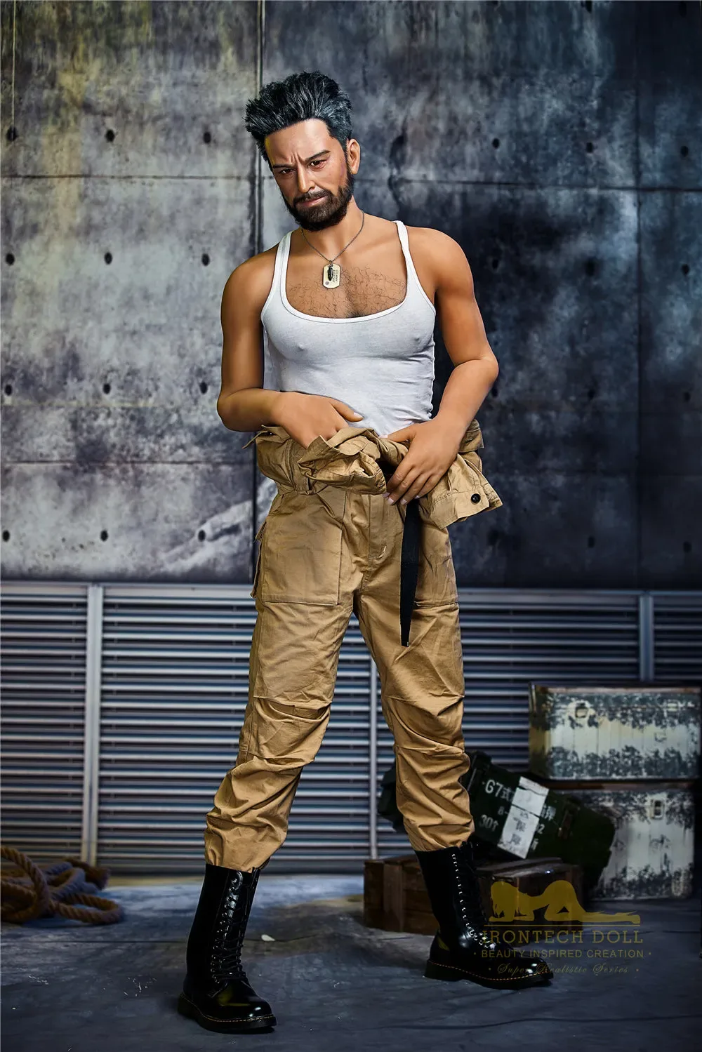 IronTech Male Doll 175cm. (5'9") Silicone Head #M2 view 5