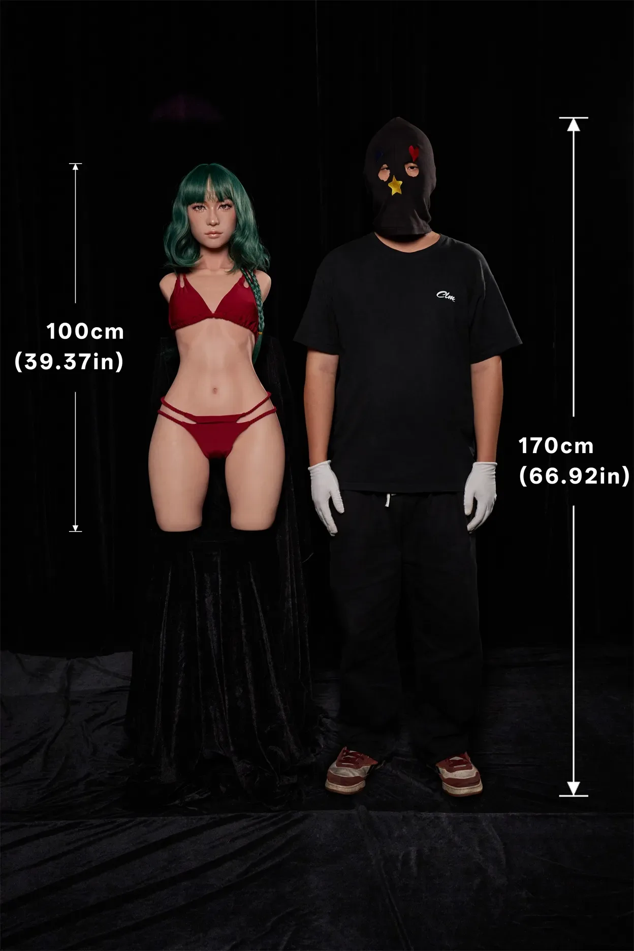 Climax Doll | 3ft 3/100cm A-Cup Ultra-Lightweight Silicone Sex Torso 881# With Head Mayu, CLM ULW Series view 3