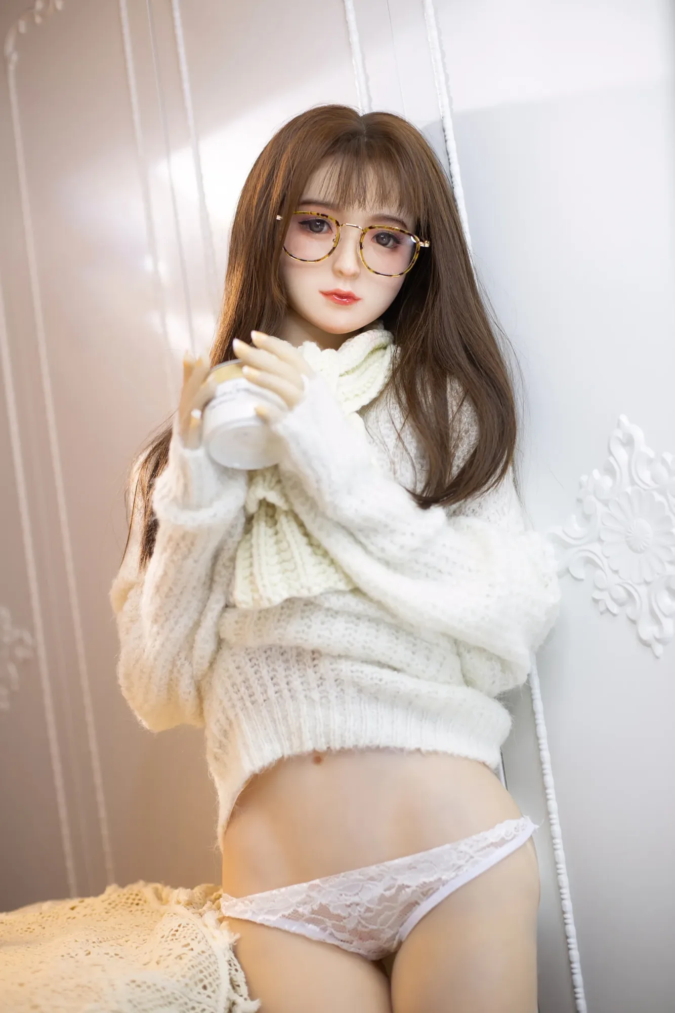 AIBEI | Eden- 4ft10 /148cm Small Breast Silicone Head+TPE Body Sex Doll view 4