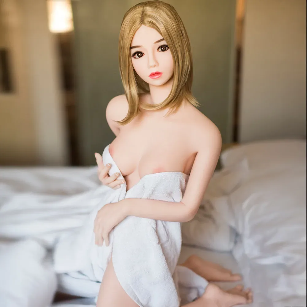 SY Doll丨Asa -4ft7(140cm) Japanese Style Small Breast TPE Sex Doll With Blonde Hair view 6