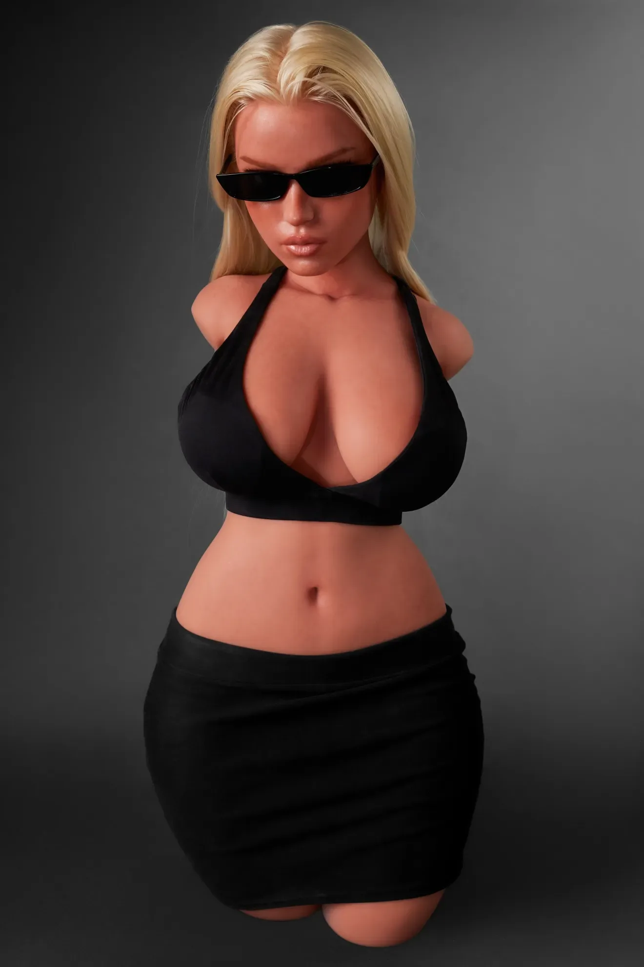 Climax Doll | 3ft 3/100cm E-Cup Ultra-Lightweight Silicone Sex Torso 883# With Head Fiora, CLM ULW Series view 2