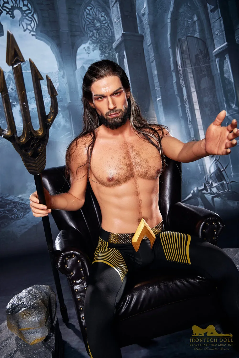 Irontech | Thomas - 5ft7 (170cm) Aquaman Silicone Male Sex Doll view 6