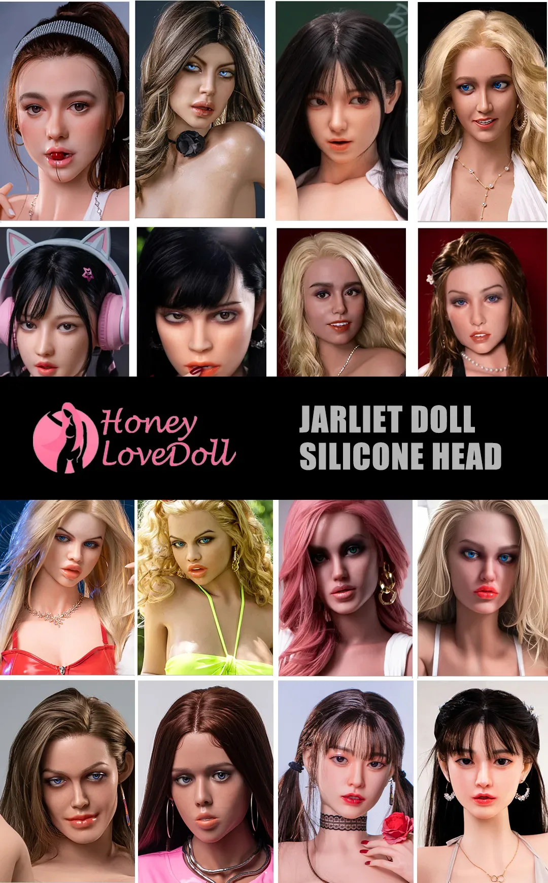Jarliet Doll | ROS Head and Hard Silicone Head (Extra Doll Heads)