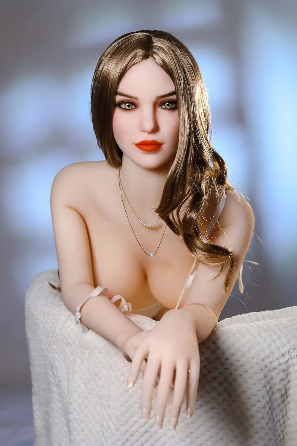 SY Doll丨Sophia - 165cm (5ft6) Sweet Life-Like Sex Doll With Long Blonde Curly Hair ( In stock US)