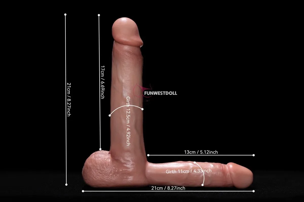 Funwest Doll | Dual-Channel Silicone Shemale Dildo view 4