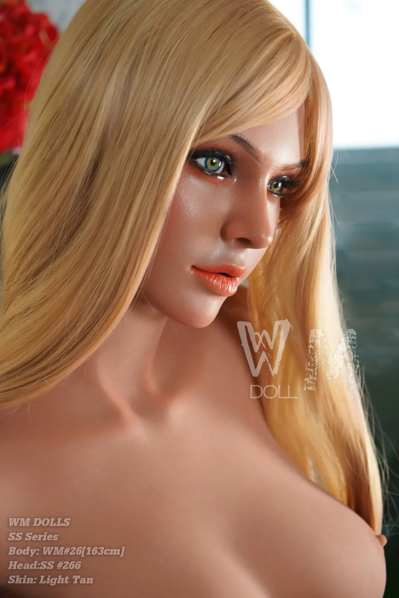 WM | Jessi (#SS266) -5ft4/163cm D-Cup ROS Silicone Head S-TPE Body Sex Doll view 5