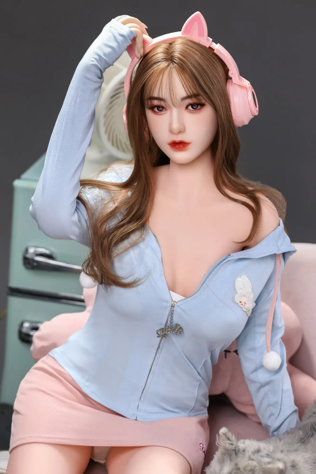 YOUQ | Eun -5ft 2/157cm TPE Asia Sex Doll With Cat Ear (In Stock MX) view 2