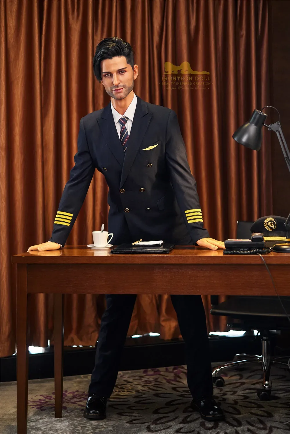 Irontech | George - 5ft9 (176cm) Pilot Silicone Male Sex Doll view 5