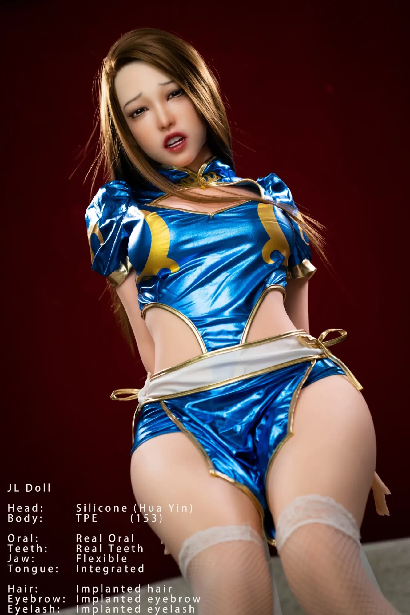 Jarliet | Huayin -5ft /153cm ROS Silicone Head+TPE Body Sex Doll view 2