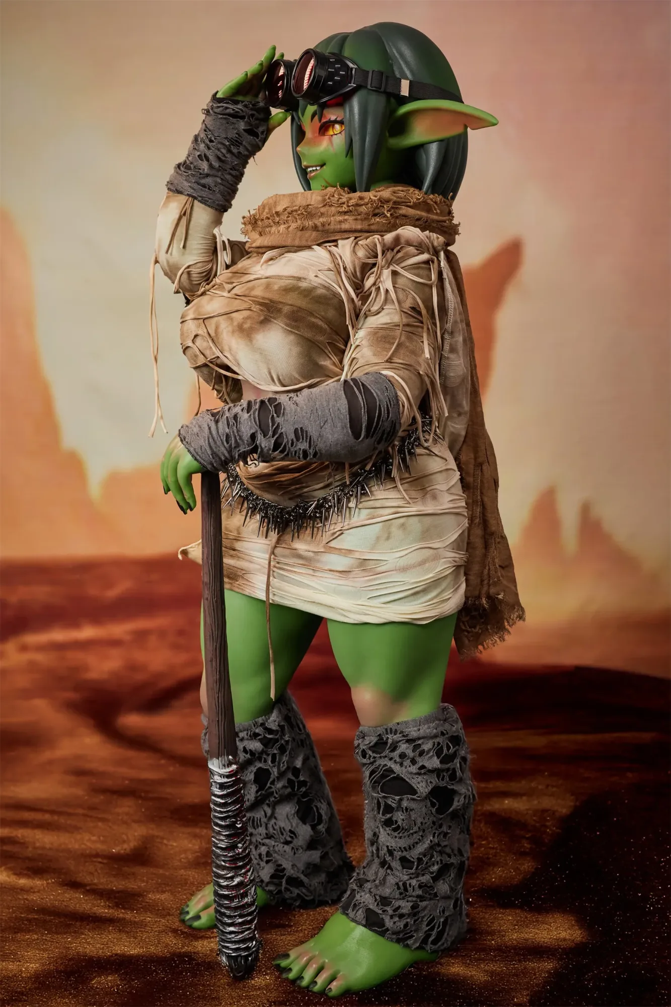 Climax Doll | Barza -Ultra-Lightweight Green Fantasy Silicone Sex Doll, CLM ULW Series view 8