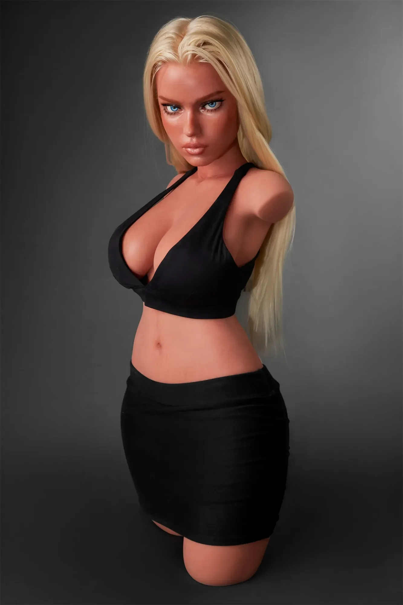Climax Doll | 3ft 3/100cm E-Cup Ultra-Lightweight Silicone Sex Torso 883# With Head Fiora, CLM ULW Series