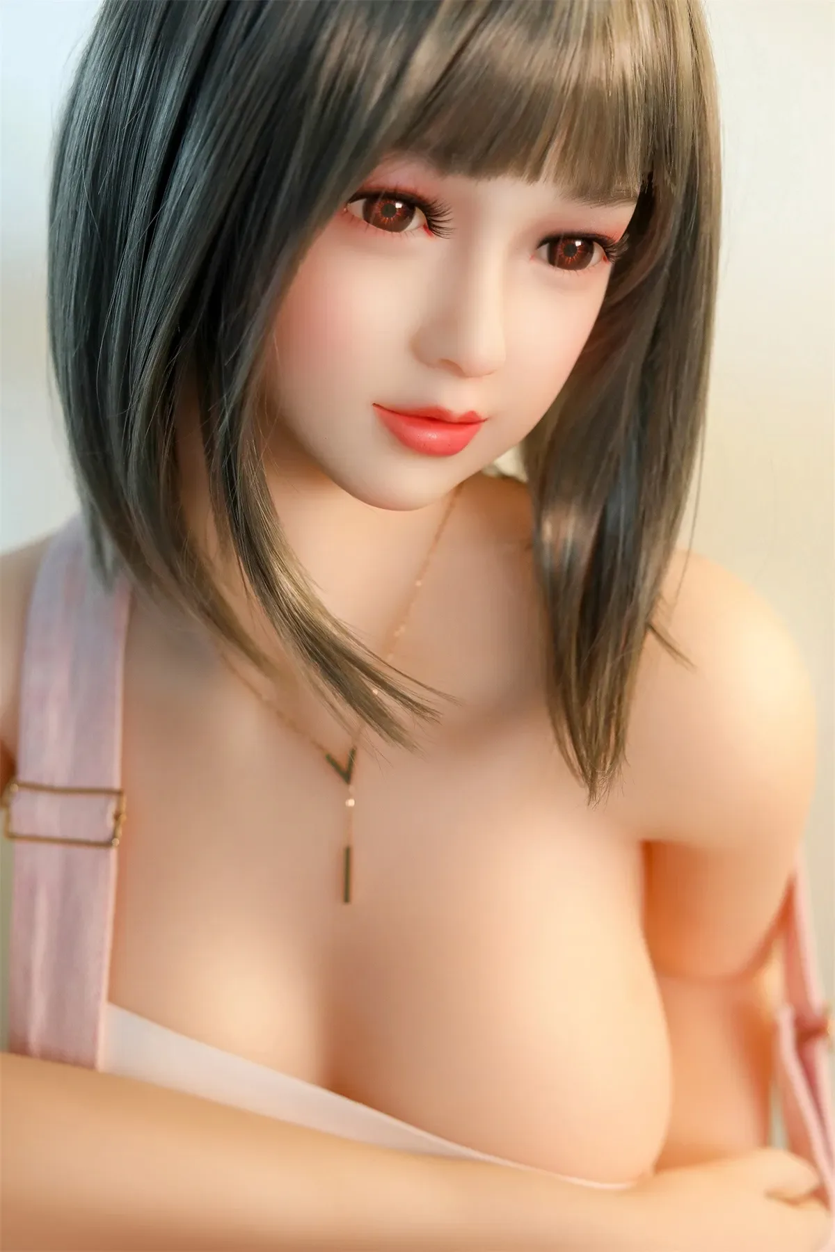 Pag- 160cm (5ft3) Small Breast Japanese Style Sex Doll With Blonde Straight Hair view 2