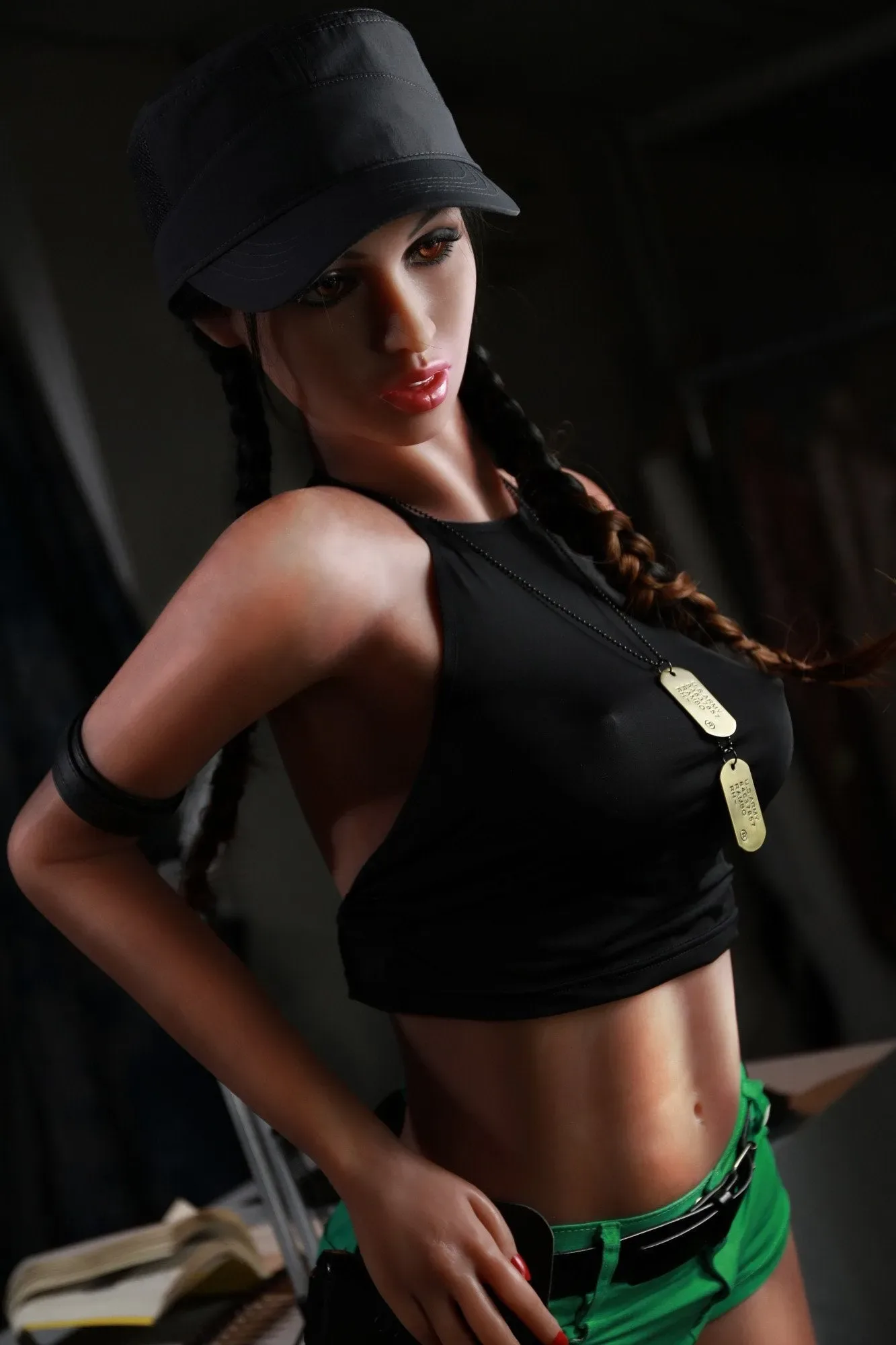 Cosdoll | Lena -5ft 5/165cm Dark Skin Ultra Realistic TPE Sex Doll ( In stock CA) view 4