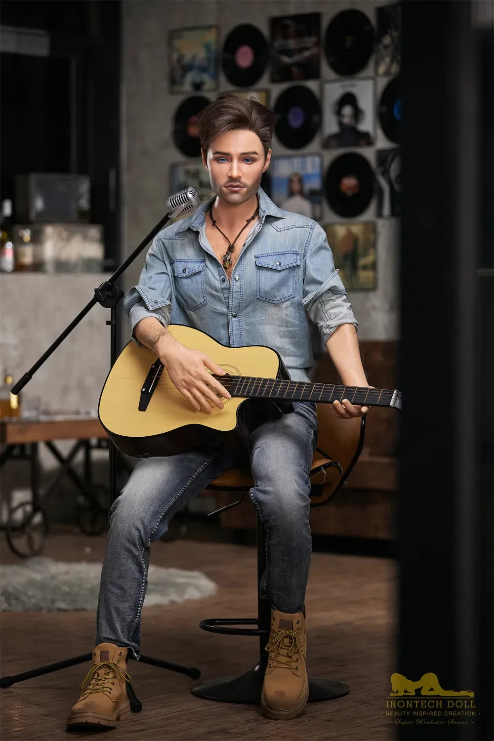 Irontech | Jack - 5ft7 (170cm) Singer Silicone Male Sex Doll view 6
