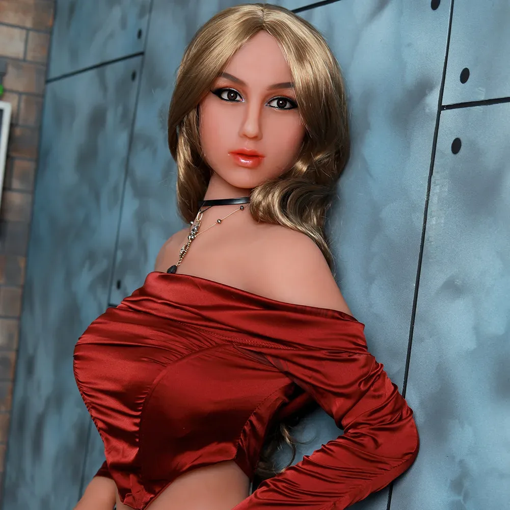 SY Doll丨Renee -158cm (5ft2) Small Breast TPE Sex Doll With Golden Curly Hair view 7