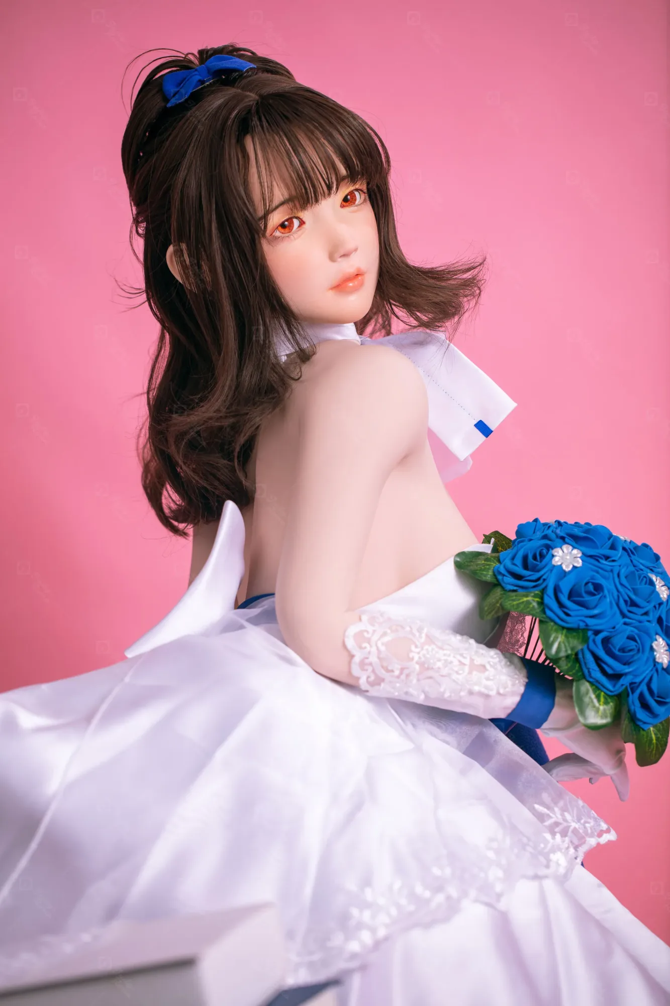 JR | Aria - 4Ft 10(148cm) Japanese Floral Skirt Silicone Sex Doll view 2