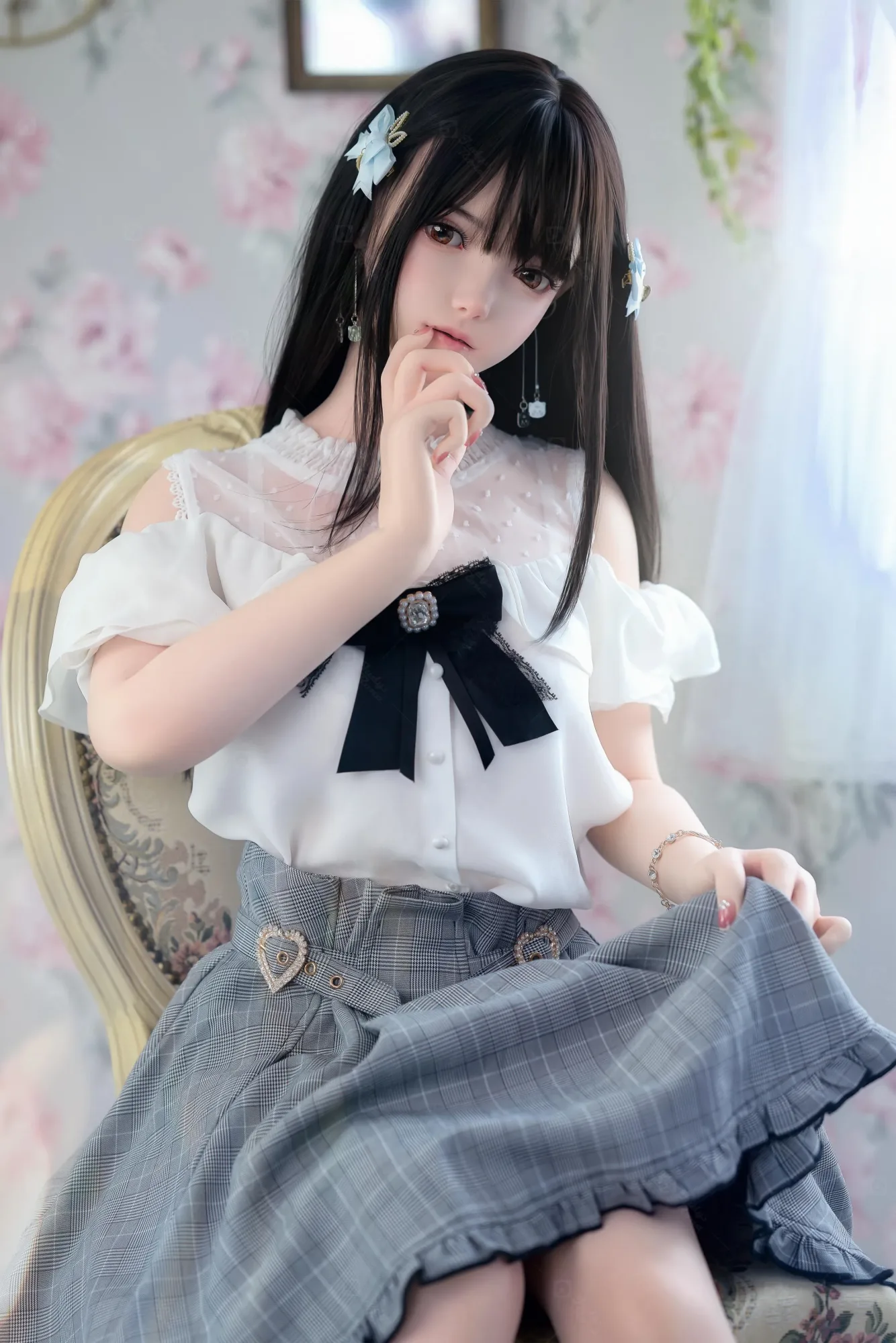 JR | Kaori - 4Ft 11(150cm) Japanese JK skirt Silicone Sex Doll view 3
