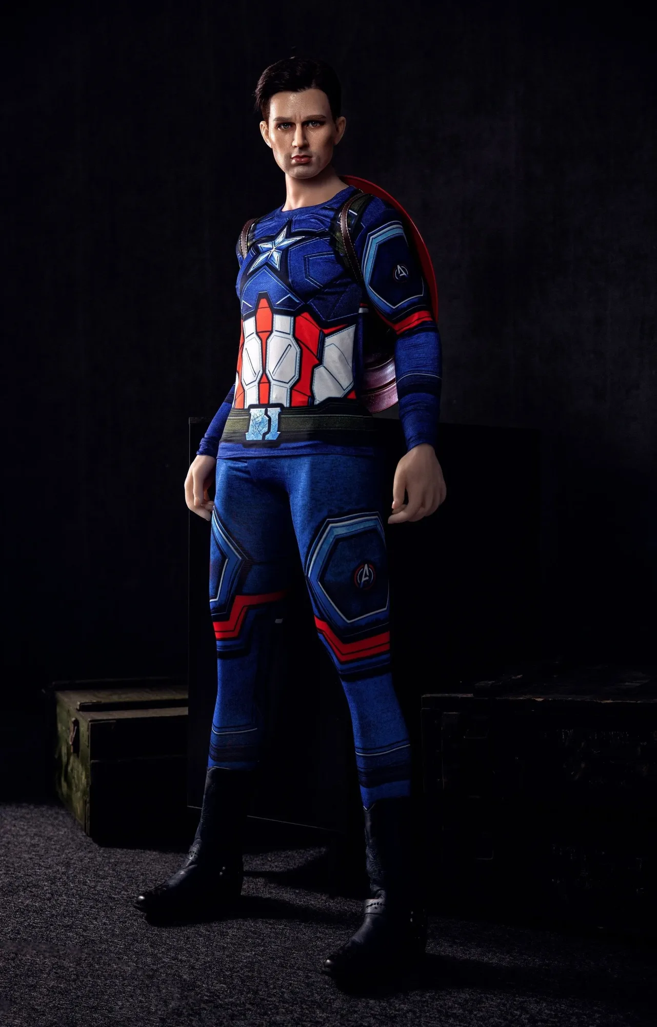 Mason - 5ft 3 (160cm) Enthusiastic America Captain Male Sex Doll view 6