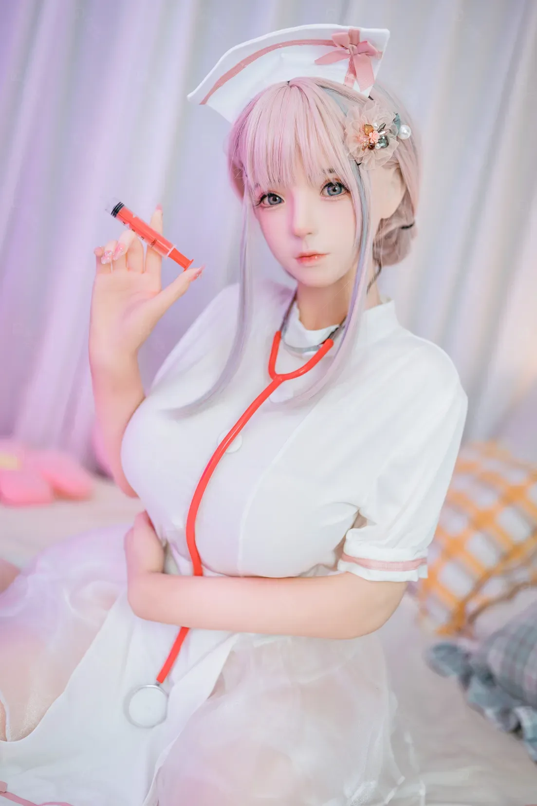 JR | Hana - 5Ft 2(157cm) Sexy Japanese Nurse Silicone Sex Doll view 3