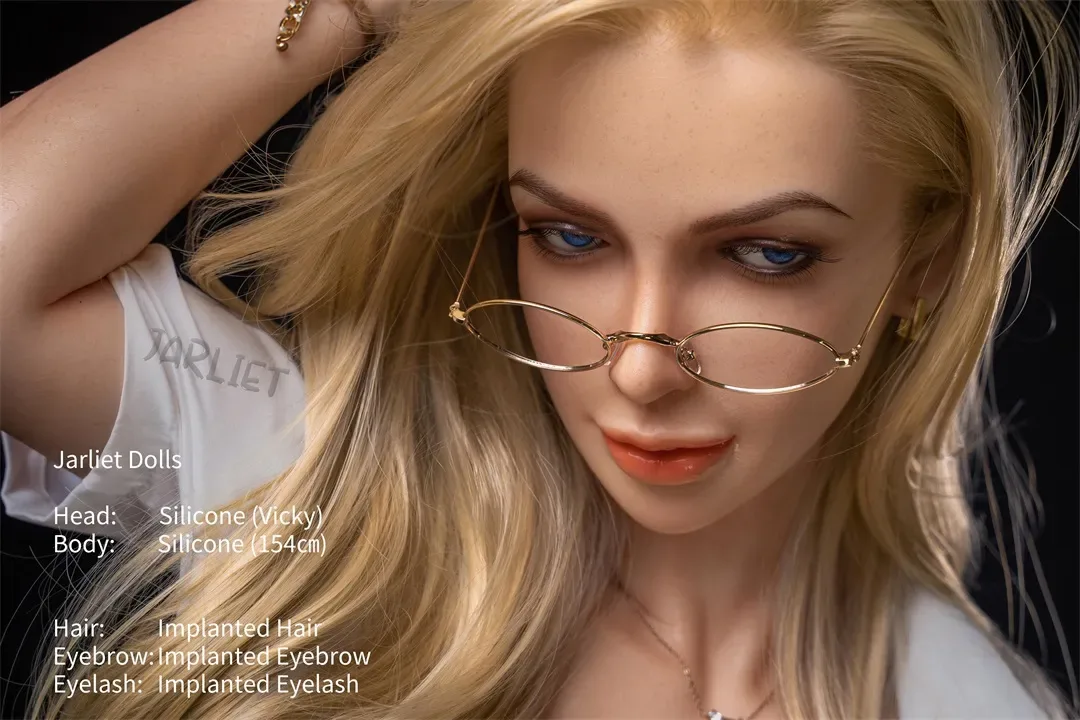 Jarliet丨Vicky -5ft 1/154cm Full Silicone RolePlaying Sex Doll view 5