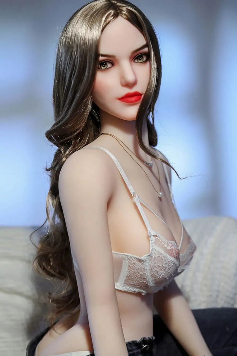 SY Doll丨Sophia - 165cm (5ft6) Sweet Life-Like Sex Doll With Long Blonde Curly Hair ( In stock US) view 6